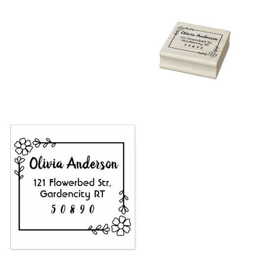 lijst melkblad rubberstempel (Gestempeld)