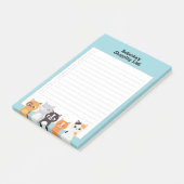 Lijst met aanbiedingen voor snelle winkelaanbiedin post-it® notes (Schuin)