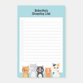 Lijst met aanbiedingen voor snelle winkelaanbiedin post-it® notes (Voorkant)