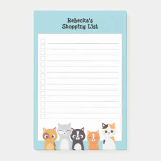 Lijst met aanbiedingen voor snelle winkelaanbiedin post-it® notes