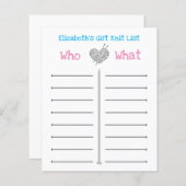 Lijst met aangepaste cadeaukit (Voorkant / Achterkant)