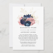 Lijst met afgeviste gasten van Navy en Blush  Flor Aankondiging (Voorkant)