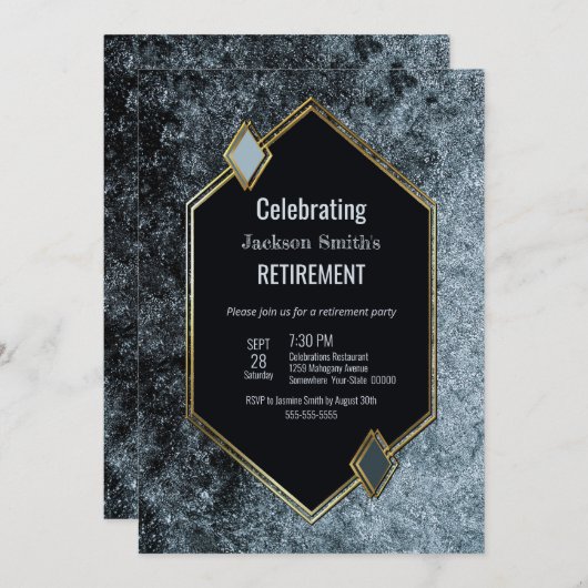 Lijst met aftredingsmarge voor zwart en zilver Gol Kaart (Voorkant / Achterkant)