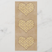 Lijst met balkbalken voor bruin papier - bijtende menu (Achterkant)