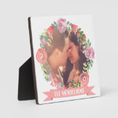 Lijst met blokvouw, monogrammed foto fotoplaat (Voorkant)