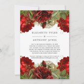  lijst met Bourgogne Red en Gold Aankondiging (Voorkant)