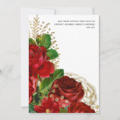  lijst met Bourgogne Red en Gold Aankondiging (Achterkant)