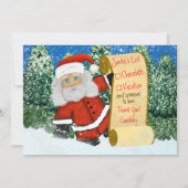 Lijst met cadeautjes voor kerstkerstkerstmis kaart (Voorkant)