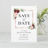 lijst met de bruidsschat , maar met de burgundy . kaart (Staand voorkant)