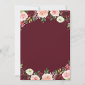 lijst met de bruidsschat , maar met de burgundy . kaart (Achterkant)