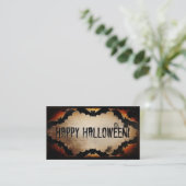 Lijst met drukke vlekken visitekaartje (Staand voorkant)