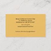 Lijst met drukke vlekken visitekaartje (Achterkant)