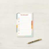 Lijst met efficiënte taken Post-IT-notities Post-it® Notes (Op bureau)