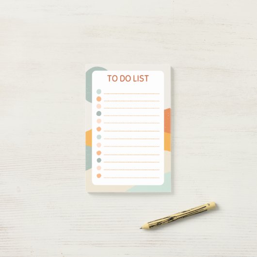 Lijst met efficiënte taken Post-IT-notities Post-it® Notes (Op bureau)