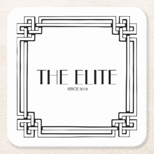  Lijst met elkaar verbinden gepersonaliseerd Kartonnen Onderzetters