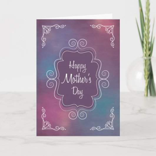  Lijst met gelukkige moederdag Kaart (Voorkant)