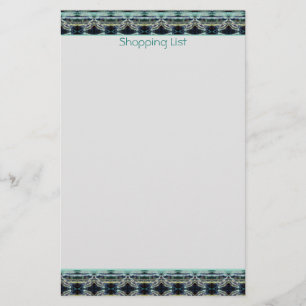 Lijst met gepersonaliseerde decoratieve winkels briefpapier