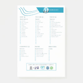 Lijst met glutenvrij eten | Boodschappenlijst Noti Post-it® Notes