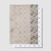 Lijst met grijze zijde vellum uitnodigingen (Offset (Uitnodiging))