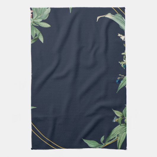 Lijst met groene lederen marine theedoek (Verticaal)