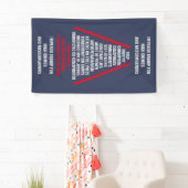 Lijst met hoge misdrijven en misdemeer Impeach Tru Spandoek (Insitu)