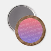 lijst met houtwaren magneet (Voorkant / Achterkant)
