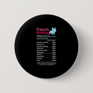 Lijst met ingrediënten van bulledog ronde button 5,7 cm