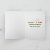 Lijst met kerstcadeau op karton kaart (Binnen)