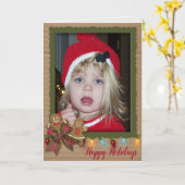 Lijst met kerstcadeau op karton kaart (Gele Bloem)