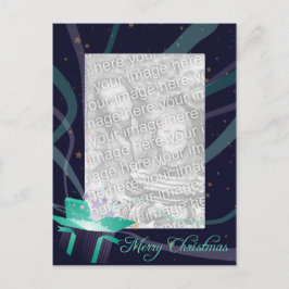 Lijst met kerstcadeaus feestdagenkaart