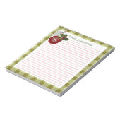 Lijst met kerstcadeaus notitieblok (Linkerzijde)