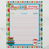 Lijst met kerstkoekjeswisselaars flyer (Voorkant)