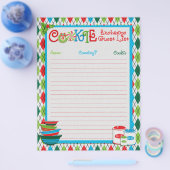 Lijst met kerstkoekjeswisselaars flyer (Enkel)