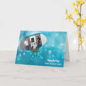 Lijst met kerstlint kaart (Gele Bloem)