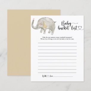 Lijst met kleine olifant-Baby