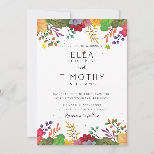 Lijst met kleurafslag kaart (Voorkant)