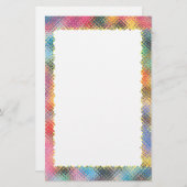 Lijst met kleurrijke koel - banketbakkerij briefpapier (Voorkant / Achterkant)