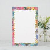 Lijst met kleurrijke koel - banketbakkerij briefpapier (Staand voorkant)