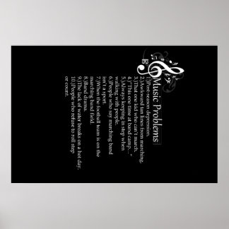 Lijst met knelpunten markeren poster