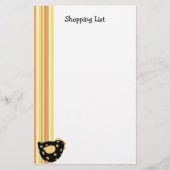 Lijst met landskoppels briefpapier (Voorkant)