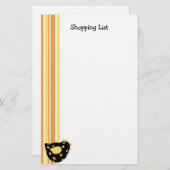 Lijst met landskoppels briefpapier (Voorkant / Achterkant)