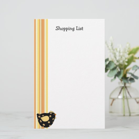 Lijst met landskoppels briefpapier (Staand voorkant)