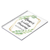 Lijst met lantaarnkleurig lantaarnzakboekje voor l notitieboek (Linkerzijde)