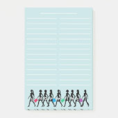 Lijst met onaangename winkels post-it® notes (Voorkant)