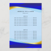 Lijst met oogstprijzen voor bruin goud menu (Voorkant)