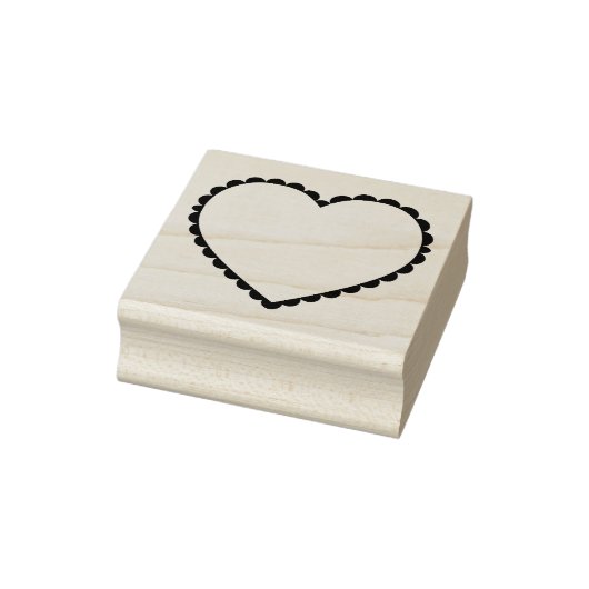 Lijst met opgezette hartslag rubberstempel (Stempel)