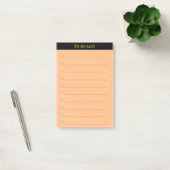 Lijst met persoonlijke taken post-it® notes (Kantoor)