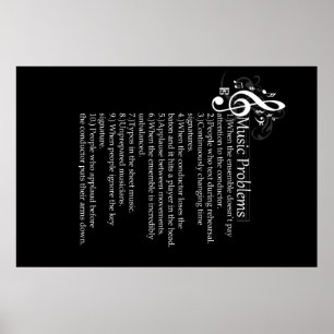 Lijst met problemen van producenten poster