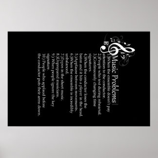 Lijst met problemen van producenten poster