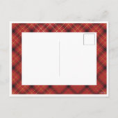 Lijst met rode plank en witte kerstboom Foto Feestdagenkaart (Achterkant)